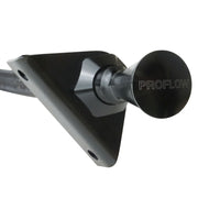 Proflow Transmission Dipstick, Braided Stainless Black , Billet Handle, Firewall Mount For Ford, C4 Case Fill, Each - PFE-XTD-30C4FM