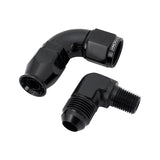 Proflow Transmission Dipstick, Braided Stainless Black, Billet Handle, F/W & B/H Mounts Supplied, C4,C10, Front Pan Fill, Semi Finished, Kit - PFE-XTD-30C4PANSF