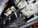 Proflow Transmission Dipstick, Braided Stainless Black, Billet Handle, F/W & B/H Mounts Supplied, C4,C10, Front Pan Fill, Semi Finished, Kit - PFE-XTD-30C4PANSF