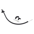 Proflow Transmission Dipstick, Braided Stainless Black, Billet Handle, F/W & B/H Mounts Supplied, C4,C10, Front Pan Fill, Semi Finished, Kit - PFE-XTD-30C4PANSF PFE-XTD-30C4PANSF