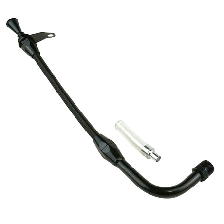 Proflow Transmission Dipstick, Braided Stainless Black, Billet Handle, Transmission Mount, For Ford C-4, C10, Pan-Fill, Each - PFE-XTD-30C4TMPAN PFE-XTD-30C4TMPAN