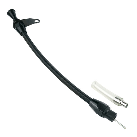 Proflow Transmission Dipstick, Braided Stainless Black , Billet Handle,, Transmission Mount, For Chevrolet, Holden, Commodore LS 4L80E, Each - PFE-XTD-34L80TM PFE-XTD-34L80TM