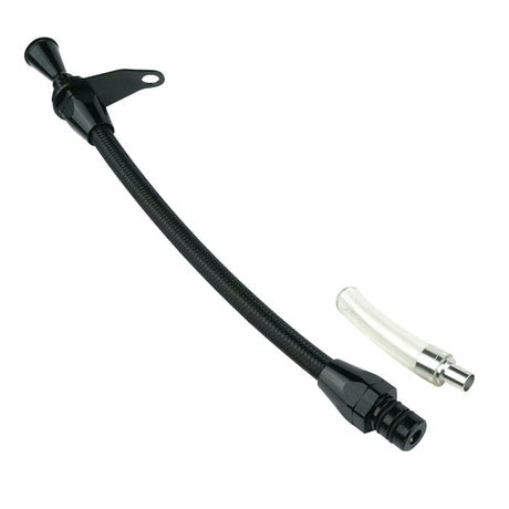 Proflow Transmission Dipstick, Braided Stainless Black , Billet Handle,, Transmission Mount, For Chrysler, 727, Each - PFE-XTD-3727TM PFE-XTD-3727TM