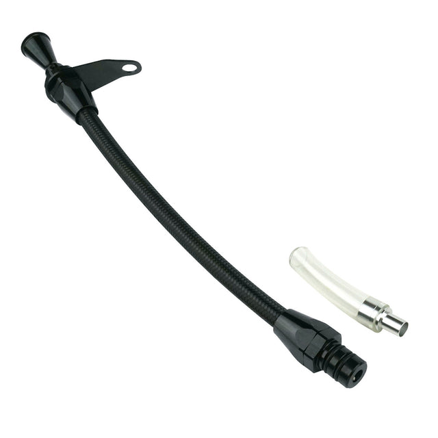 Proflow Transmission Dipstick, Braided Stainless Black , Billet Handle,, Transmission Mount, For Chrysler, 727, Each - PFE-XTD-3727TM PFE-XTD-3727TM