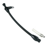 Proflow Transmission Dipstick, Braided Stainless Black , Billet Handle,, Transmission Mount For Chrysler, A-904, Each - PFE-XTD-3904TM PFE-XTD-3904TM