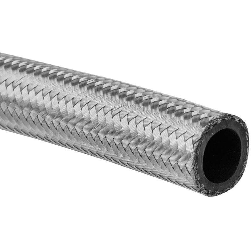 Proflow Stainless Braided Hose -06AN 3 Metre Length - PFE100-06R-3 PFE100-06R-3