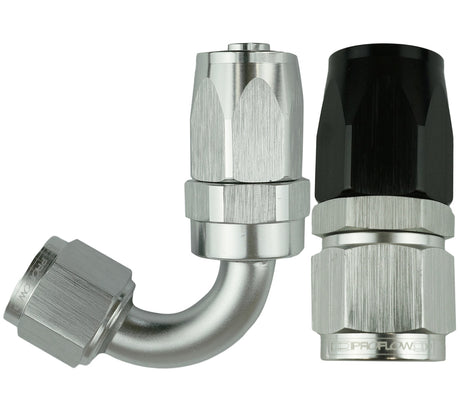 Proflow 180 DEG HOSE END -12 SILVER - PFE106-12P PFE106-12P