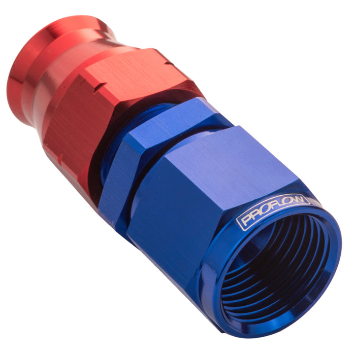 Proflow 5/16in. Tube To Female -06AN Hose End Aluminium Tube Adaptor, Blue/Red - PFE109-05