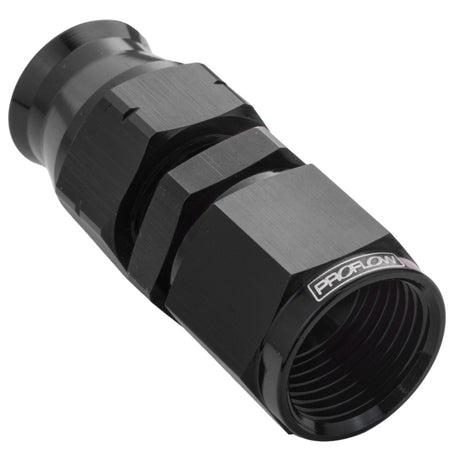 Proflow 3/8in. Tube To Female -06AN Hose End Aluminium Tube Adaptor, Black - PFE109-06BK PFE109-06BK
