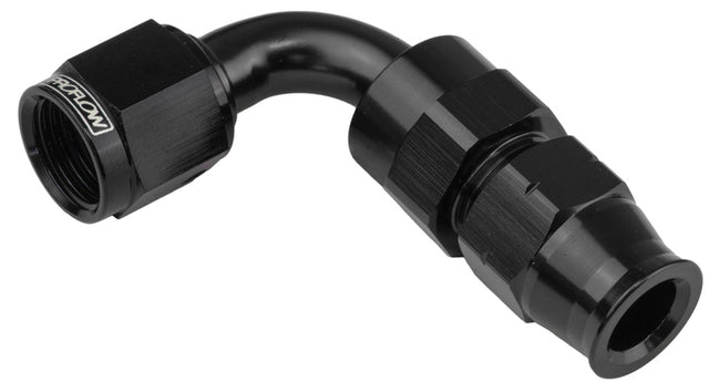 Proflow 5/16in. Tube 90 Degree To Female -06AN Hose End Tube Adaptor, Black - PFE113-05BK PFE113-05BK