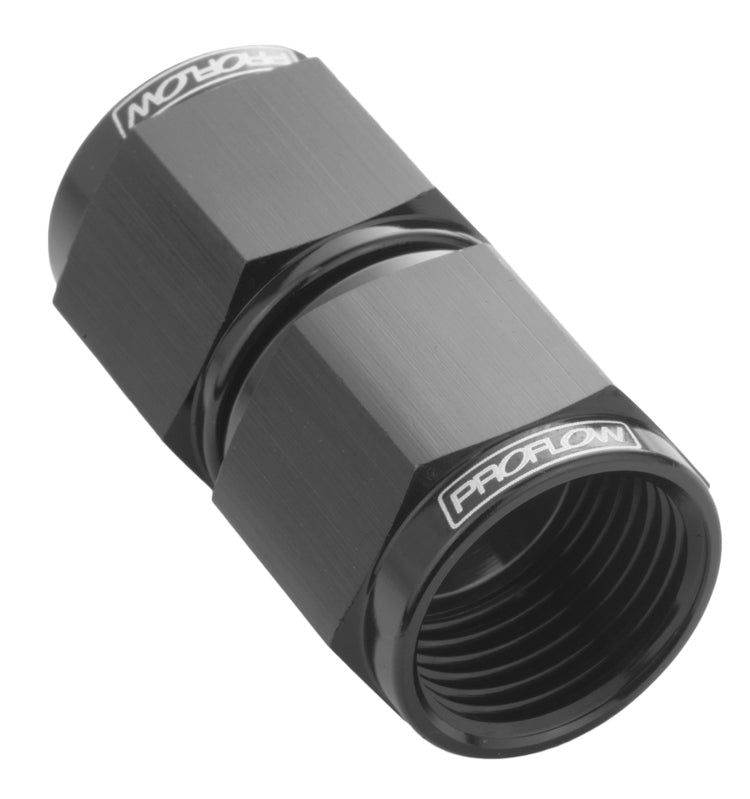 Proflow Female Flare Union Swivel Hose End Straight -10AN, Black - PFE131-10BK PFE131-10BK