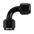 Proflow 90 Degree Female Flare Union Swivel Hose End -3AN, Black - PFE133-03BK PFE133-03BK