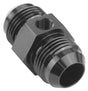 Proflow Straight Male Adaptor - Male Adaptor -16AN 1/8in. NPT Gauge Port Hose End, Black - PFE141-16BK PFE141-16BK
