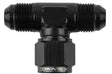 Proflow AN Tee -06AN Female Swivel Coupler Hose End On Side, Black - PFE144-06BK PFE144-06BK