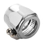 Proflow Aluminium Hex Hose Finisher Clamp 20.6mm ID, Silver - PFE150-10P PFE150-10P