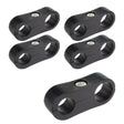 Proflow Billet Aluminium Hose & Tubing Clamp Separators, 5 pack,, Clamps, 13mm -19mm, Black - PFE156-08-12BK PFE156-08-12BK