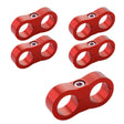 Proflow Aluminium Hose & Tubing Clamp Separators, 5 pack, Clamp 23.8mm ID Hole, Red - PFE156-15R PFE156-15R