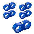 Proflow Aluminium Hose & Tubing Clamp Separators, 5 pack, Clamp 27.8mm ID Hole, Blue - PFE156-17B PFE156-17B