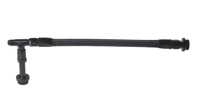 Proflow Fuel Line kit, Holley 4150/4160 Universal Swivel-Seal, Black Stainless Steel Hose, -06AN, Black - PFE160-06BK PFE160-06BK