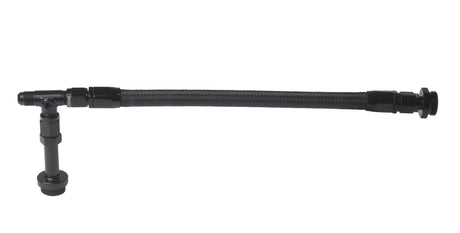 Proflow Fuel Line kit, Universal Demon 4150 -6 AN, Single Inlet, Swivel-Seal, Black Stainless Steel Hose, Black - PFE161-06BK PFE161-06BK