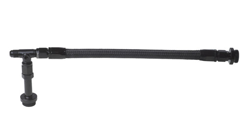 Proflow Fuel Line kit, Universal Demon 4150 -6 AN, Single Inlet, Swivel-Seal, Black Stainless Steel Hose, Black - PFE161-06BK PFE161-06BK