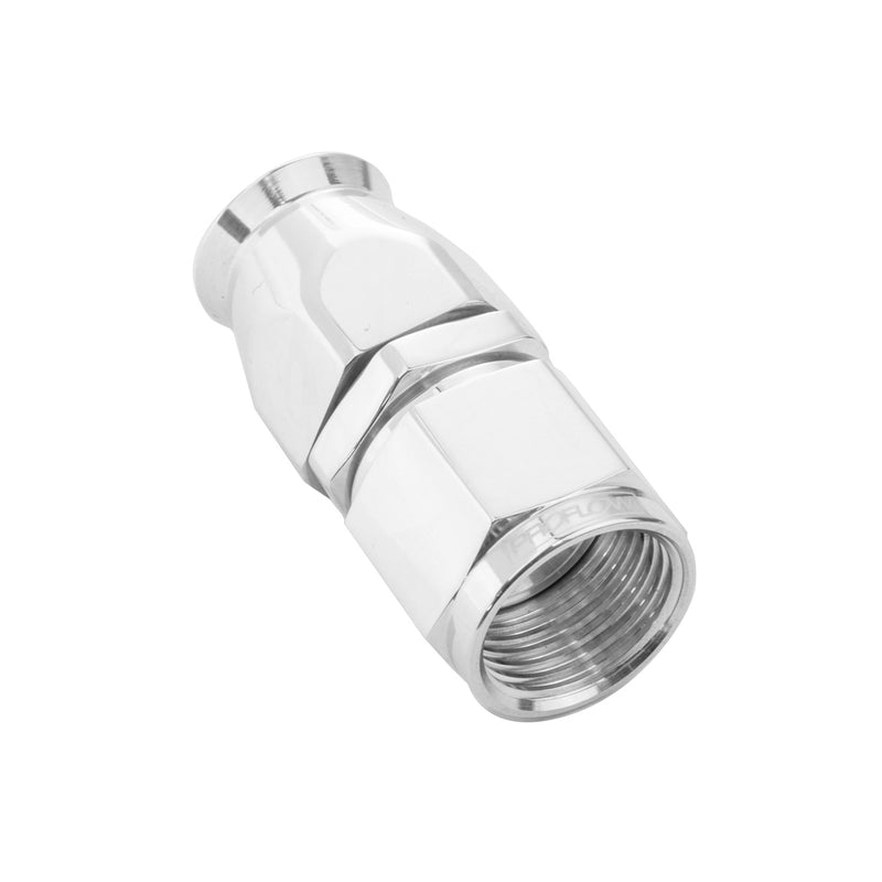 Proflow Aluminium Straight Hose End Hose End -04AN For PTFE, Polished - PFE201-04DHP PFE201-04DHP