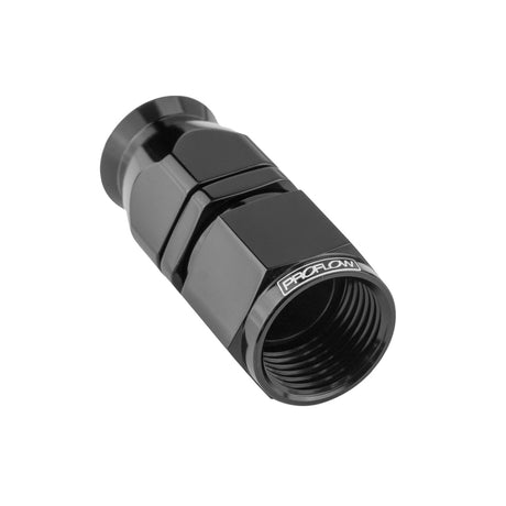 Proflow Aluminium Straight Hose End Hose End -12AN For PTFE, Black - PFE201-12DBK PFE201-12DBK