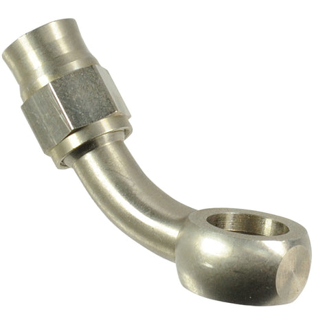 Proflow Stainless Steel Banjo Hose End 10mm 45 Degree For -03AN PTFE Hose - PFE208-03 PFE208-03