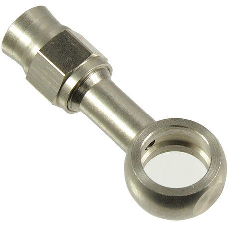 Proflow Stainless Steel Banjo Hose End 7/16 Long Straight For -03AN PTFE Hose - PFE213-03L PFE213-03L