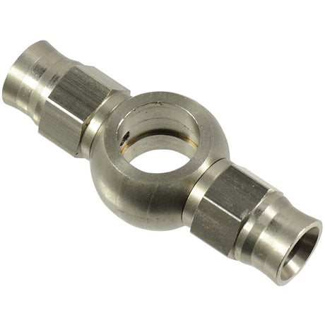 Proflow Stainless Steel Double Hose Banjo Hose End 7/16 11.2mm For -03AN PTFE Hose - PFE215-03 PFE215-03