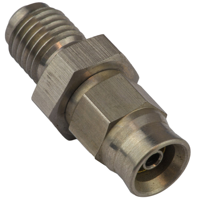 Proflow Stainless Steel Male Hose End 7/16 x 20 To -04AN PTFE Hose - PFE223-04 PFE223-04