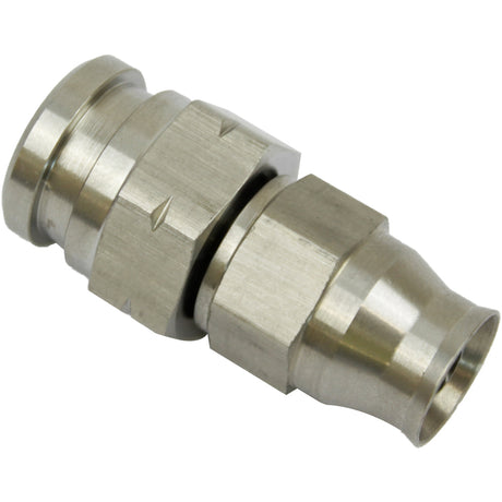 Proflow Stainless Steel Female Inverted Flare Brake Hose End 7/16 x 24 To -03AN PTFE Hose - PFE233-03 PFE233-03