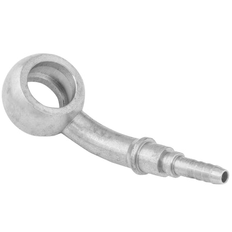 Proflow Stainless Steel Banjo Hose End 10mm 45 Degree Bend Crimp Style - PFE264-03 PFE264-03