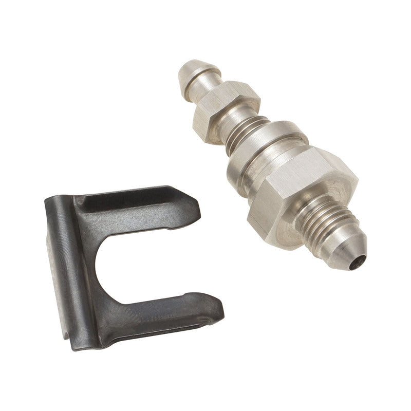 Proflow Remote Bleeder Kit, SS304, To Suit Brake/Clutch, M10 x 1.0 To -3/AN3, Remote Mount, Bleeder, Clip - PFE272-03RBKT PFE272-03RBKT