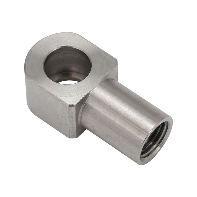 Proflow Stainless Steel Banjo, 3/8'' Hole to 3/8"-24 UNF 45 Degree Seat For Bubble Flare, Suits 3/16'' Brake Line, For Tight Access, Each - PFE315-03 PFE315-03