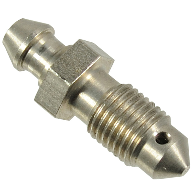 Proflow Stainless Steel Male 3/8in - 24 unf Brake Bleeder Nipple - PFE330-03 PFE330-03