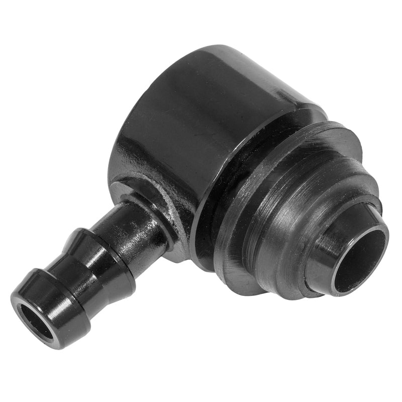 Proflow Brake Booster Check Valve, Aluminium, Black Anodised, 3/8in. Hose Barb - PFE350-01BK PFE350-01BK