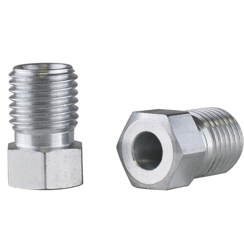 Proflow Brake Hard Line Tube Nut 3/8"in-24 Steel, For 3/16in Pipe, Qty 2 - PFE361 PFE361