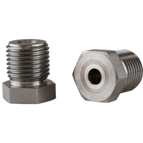 Proflow Brake Hard Line Tube Nut, 9/16''-18 Stainless, for 3/16'' Pipe, Qty 2 - PFE362-18SS PFE362-18SS