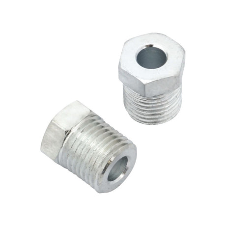 Proflow Brake Hard Line Tube Nut 1/2in. x 20 Steel, for 1/4 pipe, Qty 2 - PFE363-14 PFE363-14