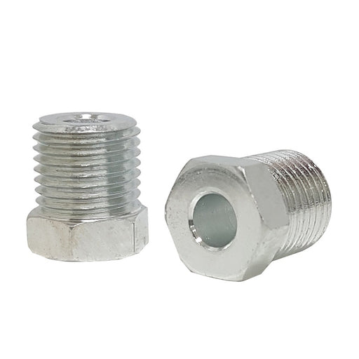 Proflow Brake Hard Line Tube Nut 1/2in. x 20 Steel, for 3/16 pipe, Qty 2 - PFE363 PFE363