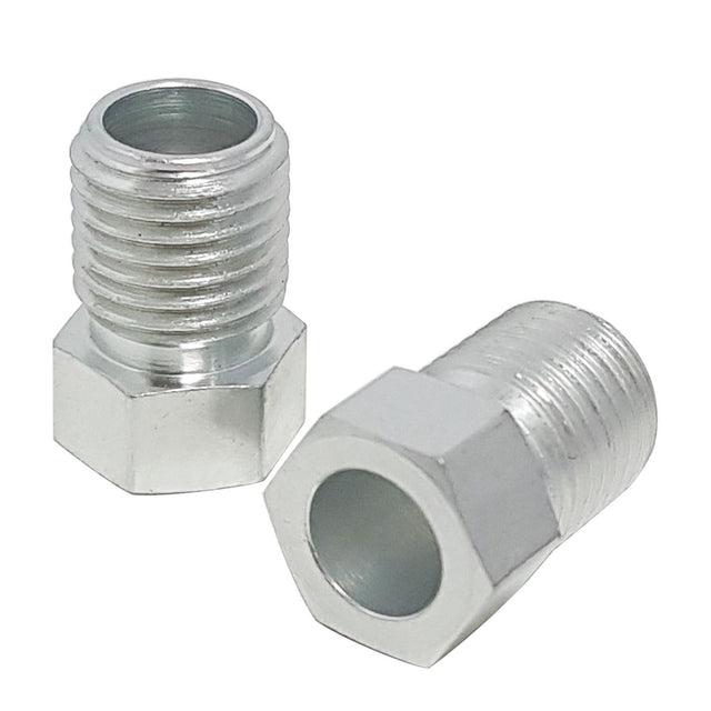 Proflow Brake Hard Line Tube Nut 3/8in. x 24 Steel, For 1/4in. Pipe, Qty 2 - PFE365 PFE365
