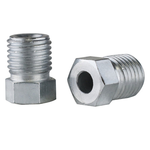 Proflow Brake Hard Line Tube Nut 7/16 x 20, Steel, for 3/16 pipe, Qty 2 - PFE367-20 PFE367-20