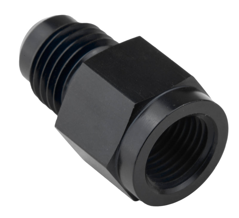 Proflow Female Adaptor 1/8in. NPT Straight To Male -03AN, Black - PFE370-03BK PFE370-03BK