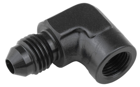 Proflow Female 90 Degree Adaptor 1/8in. NPT To Male -03AN, Black - PFE373-03BK PFE373-03BK