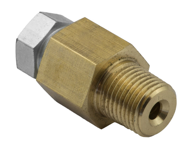Proflow Line Lock Hose Fitting Kit, 1/8" NPT to 3/8-24 Inverted Flare, Suits 3/16" Tube - PFE379-06 PFE379-06