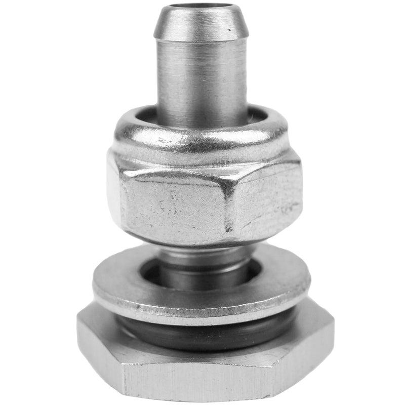 Proflow Vacuum Hose End Kit, Silicone Hose Mount, 5mm Barb, Stainless Steel, 1.3'' Length - PFE391 PFE391