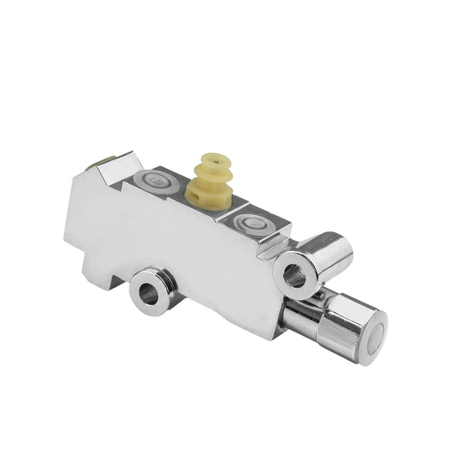 Proflow Brake Proportioning Valve, Fixed, Dual Inlet, 3 Outlets, Chrome Front Disc/Drum Brakes - PFE395C PFE395C
