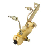 Proflow Brake Proportioning Valve, Fixed, Dual Inlet, 3 Outlets, Chrome Front Disc/Drum Brakes - PFE395C