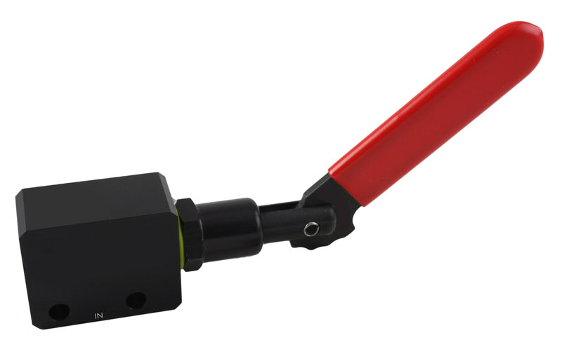 Proflow Brake Proportioning Valve, Lever Adjustment, 1/8 in. NPT, Single Inlet/Outlet, Aluminium, Natural, Each - PFE396 PFE396